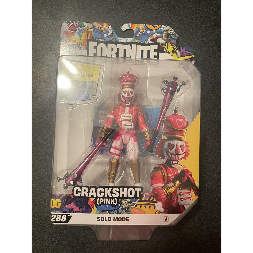 FORTNITE Jazwares 2026 OG Crackshot Pink Solo Mode 4" Action Figure #288 NEW!